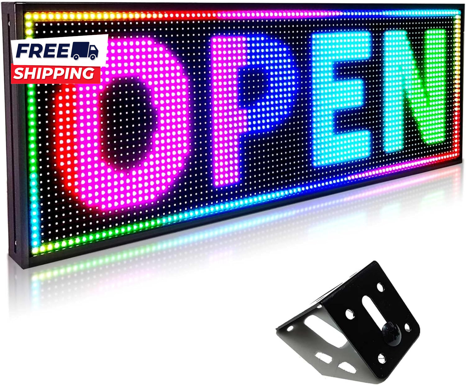 HS P10 Led Scrolling Sign Programmable Digital Display Outdoor