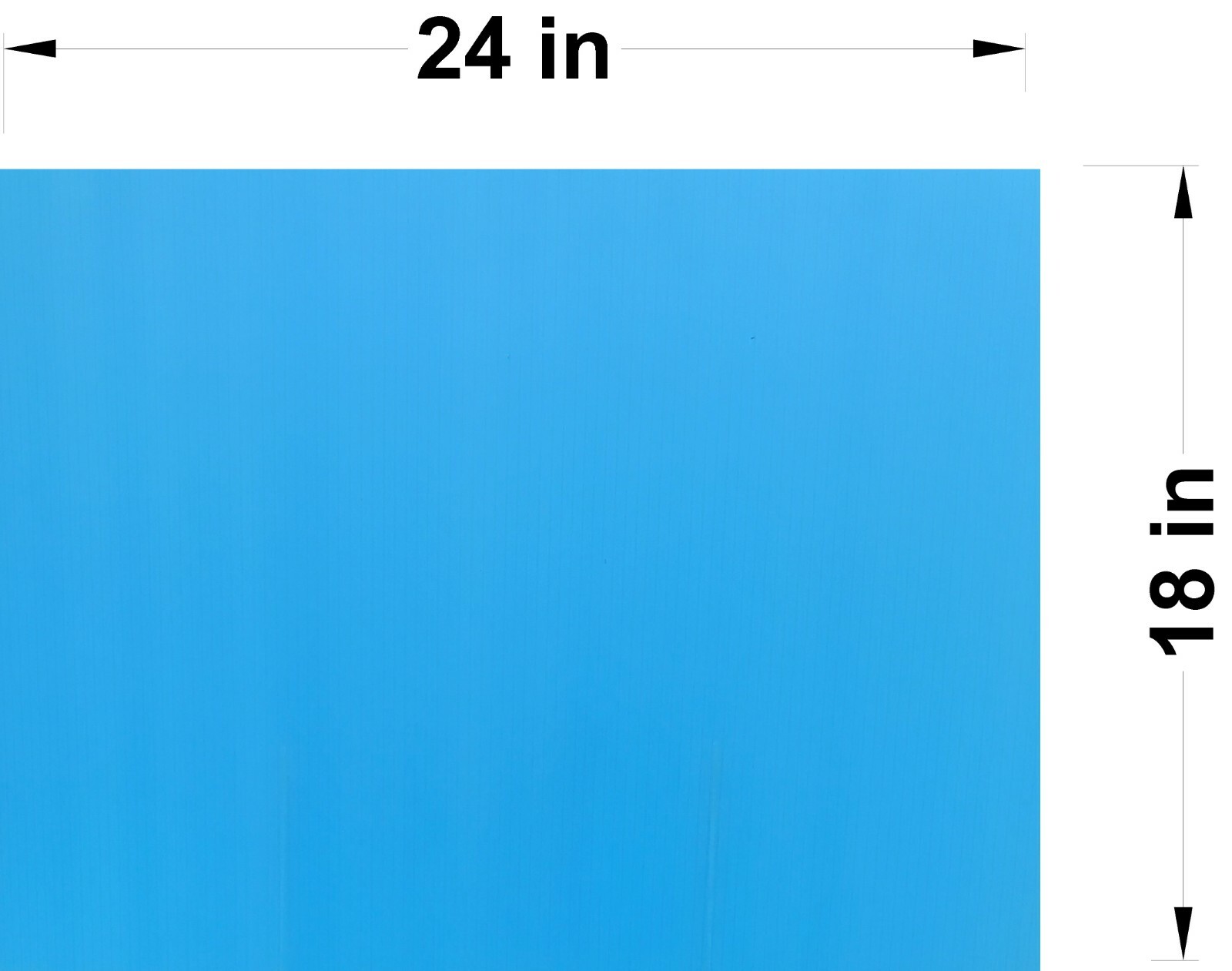 100 Blank Signs Light Blue 18” X 24” x4 mm corrugated plastic panel 100 pieces