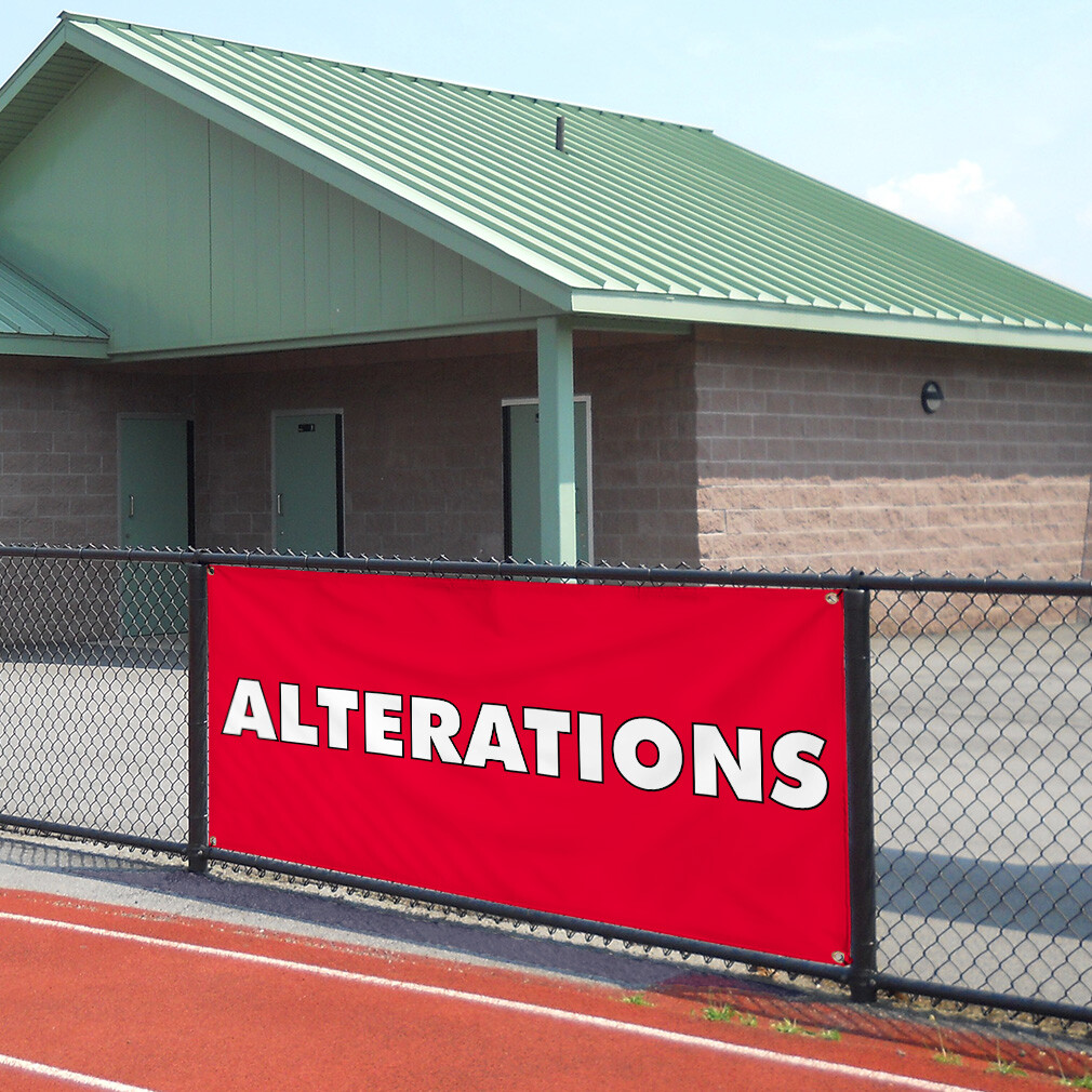 Vinyl Banner Multiple Sizes Alterations Outdoor Advertising Printing A Business