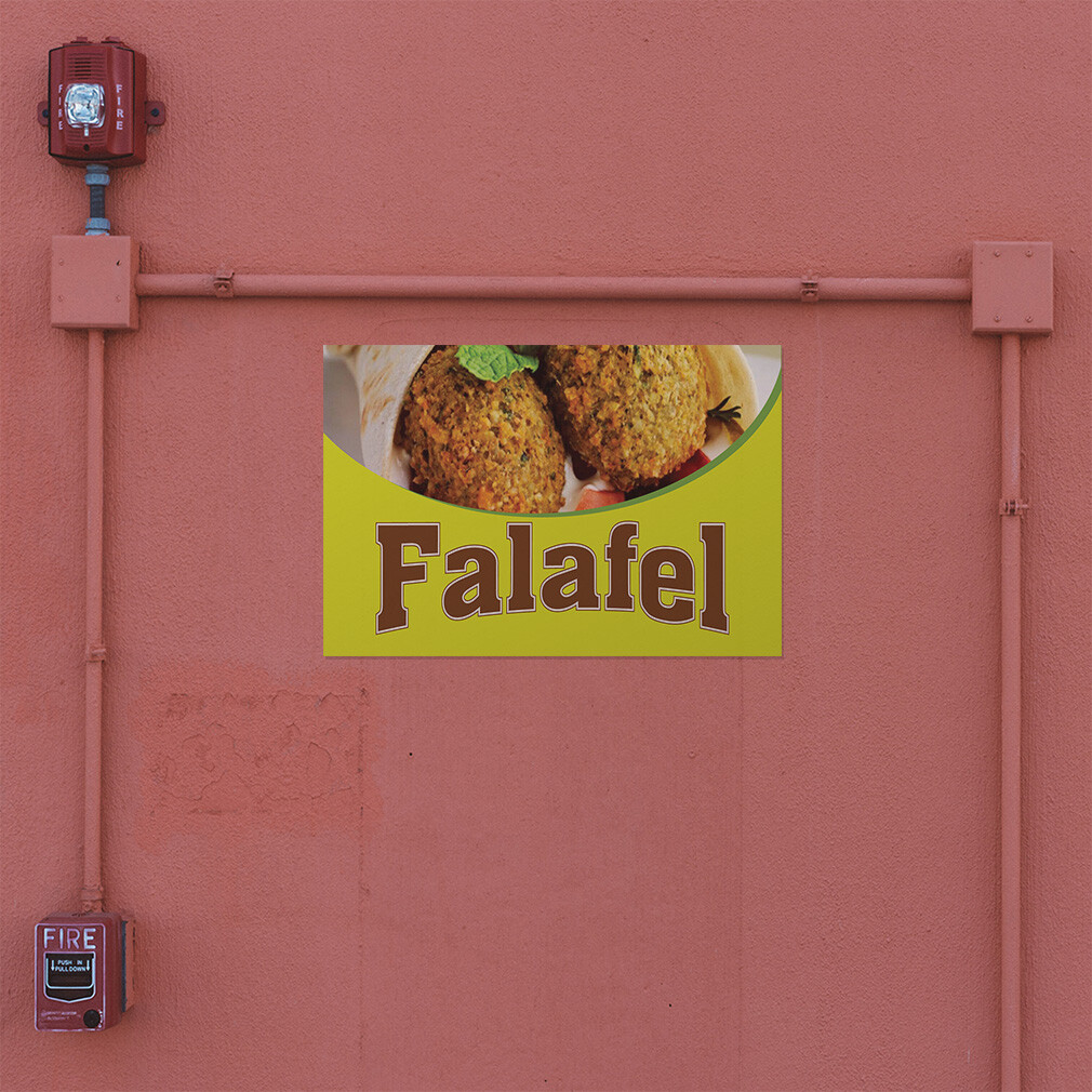 Decal Stickers Falafel Outdoor Advertising Printing A Vinyl Store Sign Label