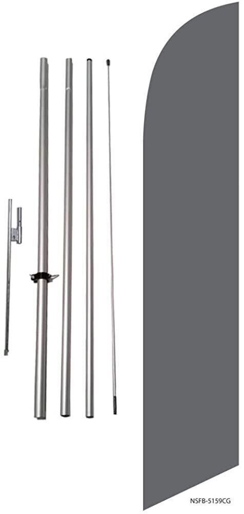 Solid Colored Feather Banner Flag Kit w/Spike
