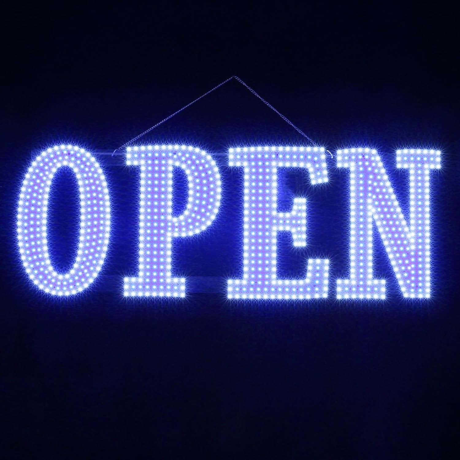 40″X14″ Extra Large LED Open Signs for Business with Remote Controlled, 10 Level