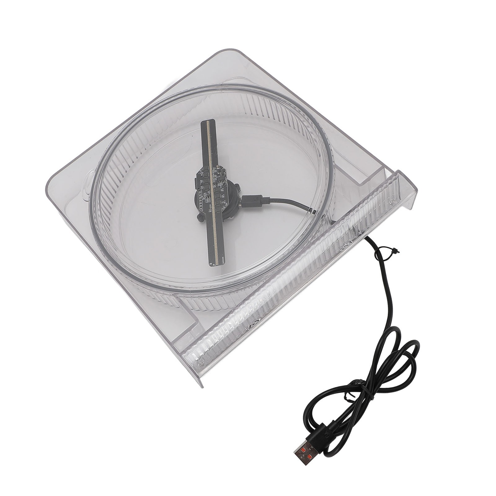 14cm 3D Hologram Fan With Cover Holographic Projector Advertising Display 1 CDUR