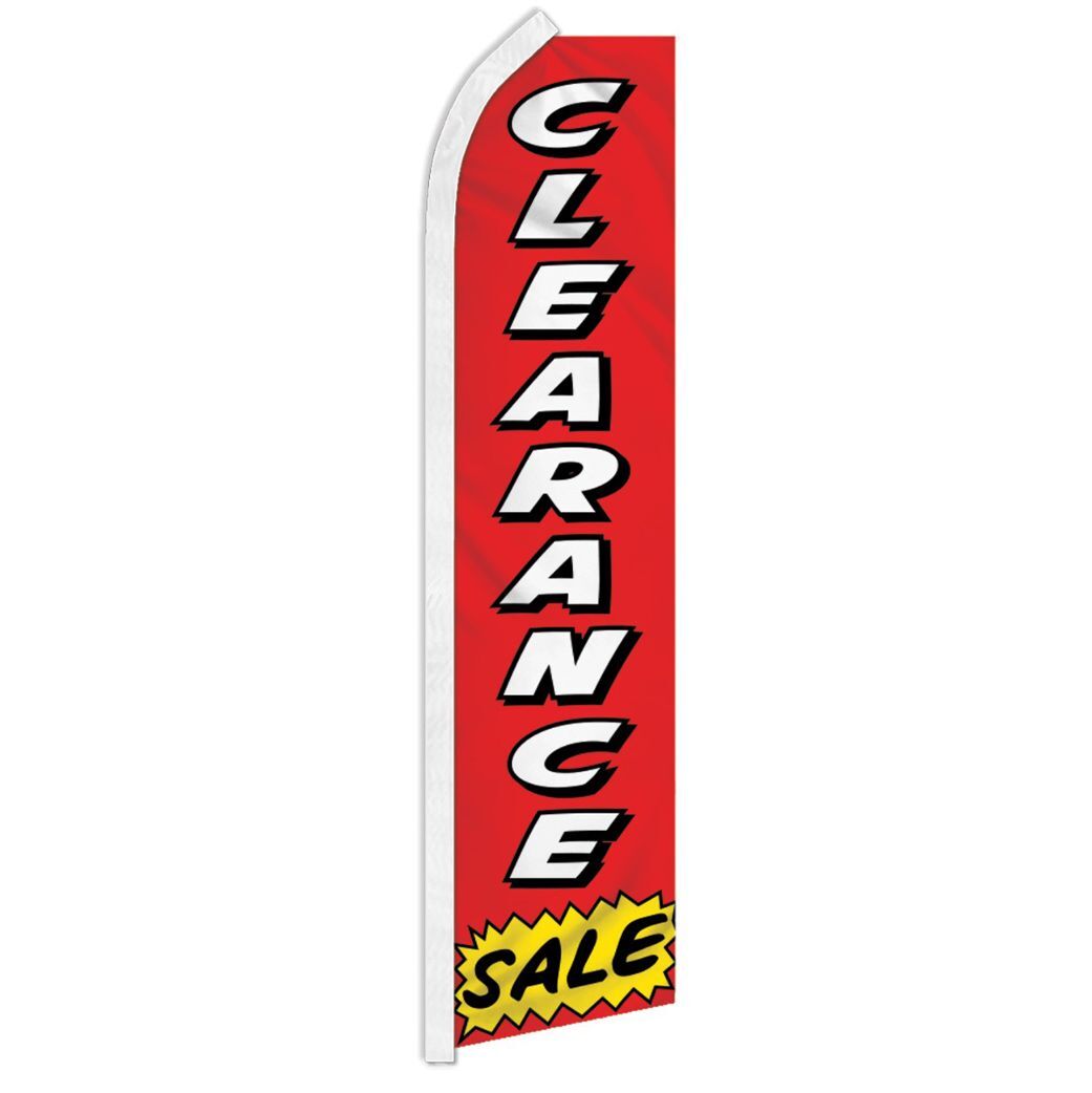 10 x CLEARANCE SALE advertising super flag swooper banner business sign discount