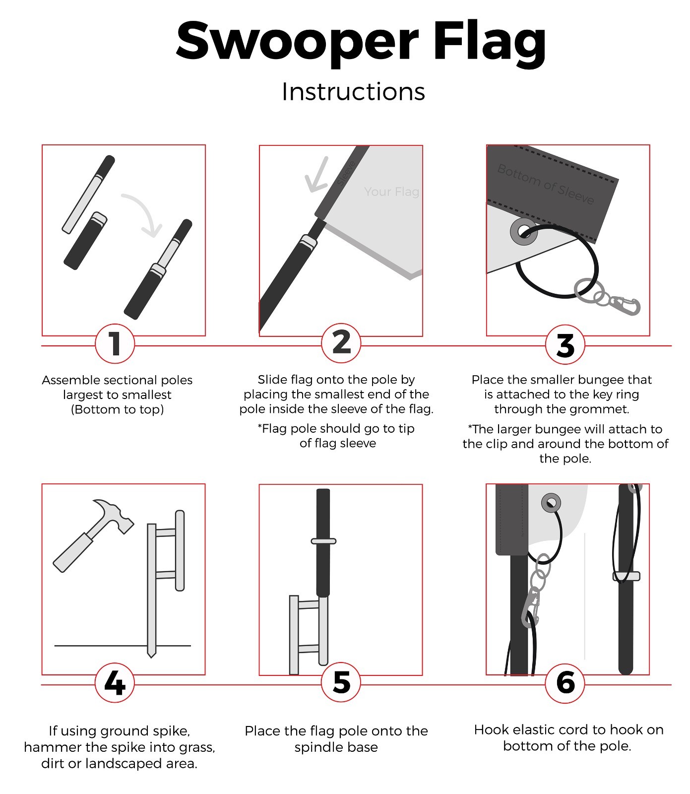 Automotive Dealership Swooper Flag Kits Tall Flags for Car Lots Advertising Sign