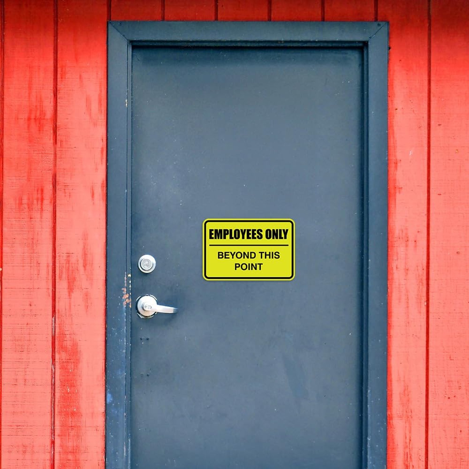 All Quality Classic Framed Employees Only Beyond This Point Wall or Door Sign…