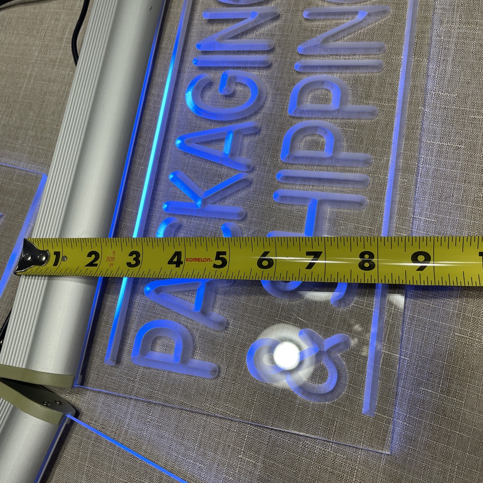 Lot Of 3 acrylic Lighted wall signs..Not Neon, see Description.