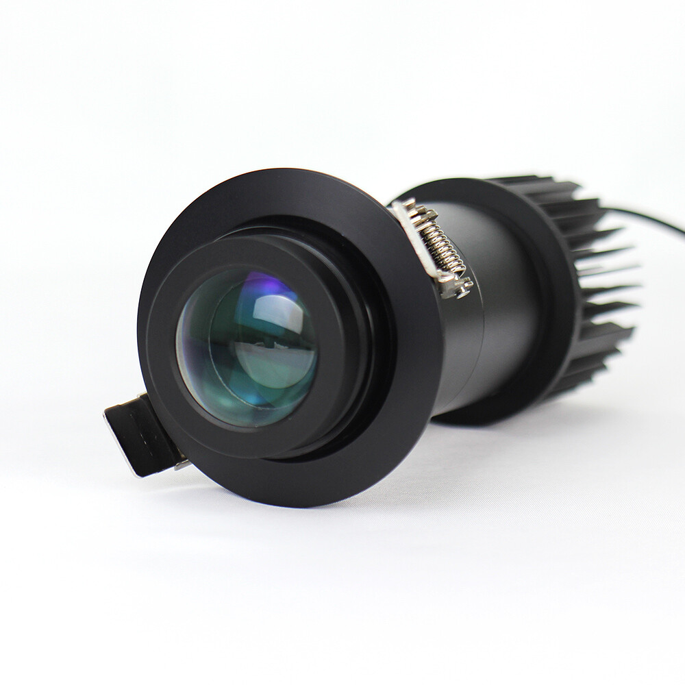 10W Embedded Black Desktop or Mountable LED Gobo Projector Advertising Logo lamp