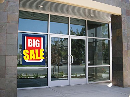 Big Sale Business | Retail Window Display Sign | 18″W x 24″H