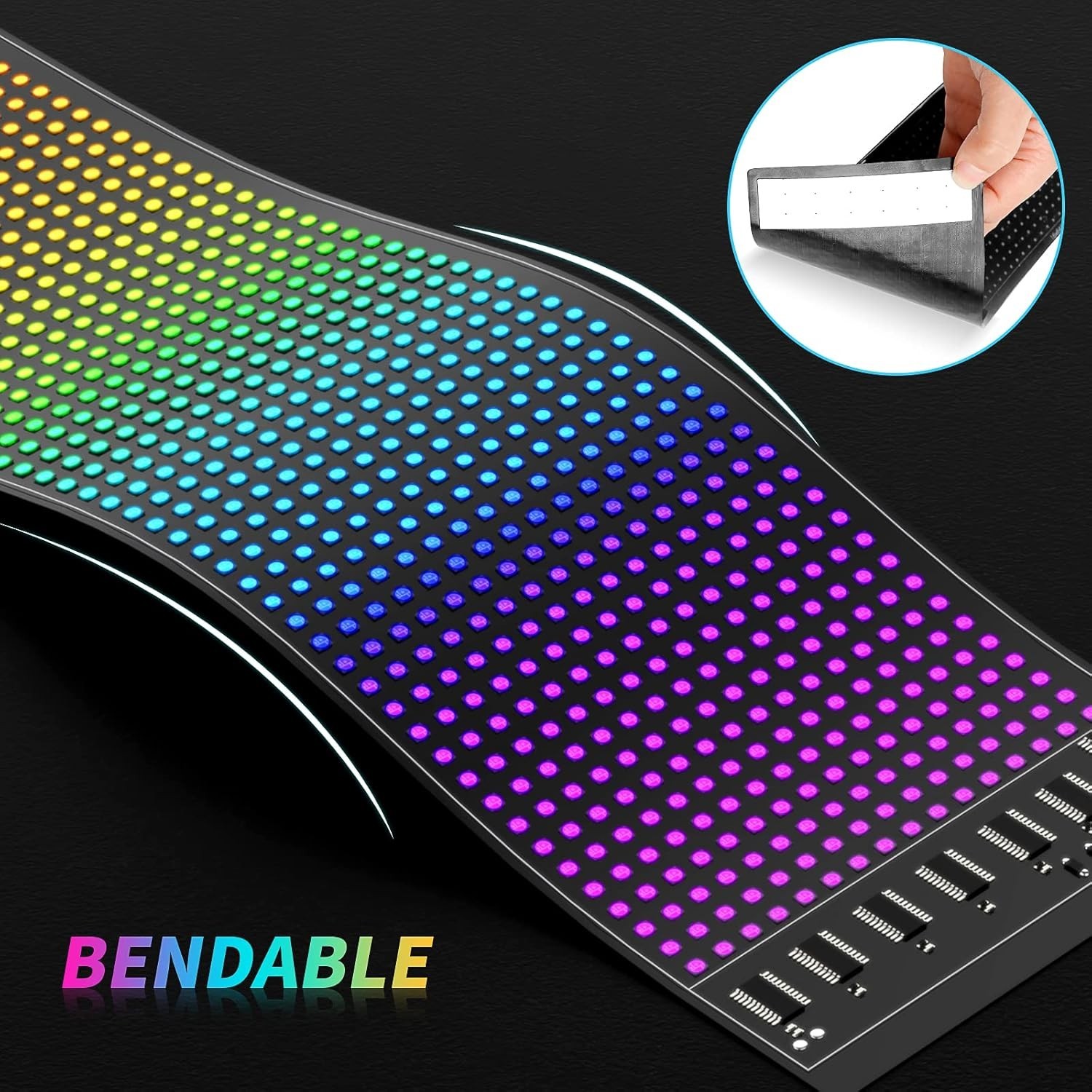 15”x4” RGB LED Sign with App Control – Waterproof for Indoor & Outdoor Use