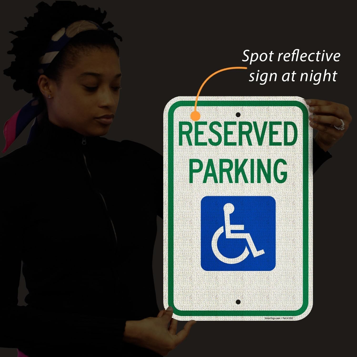 UV Resistant Reserved Parking Sign – 18×12 Inch, Set of 2