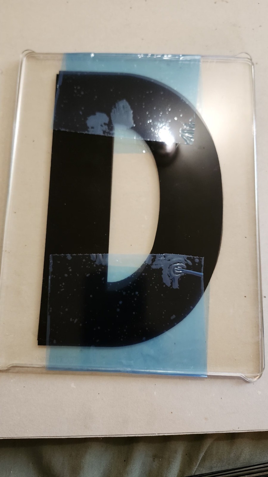 50 Gemini Marquee Sign Letters Rigid Acrylic Black Clear Outdoor 8on9