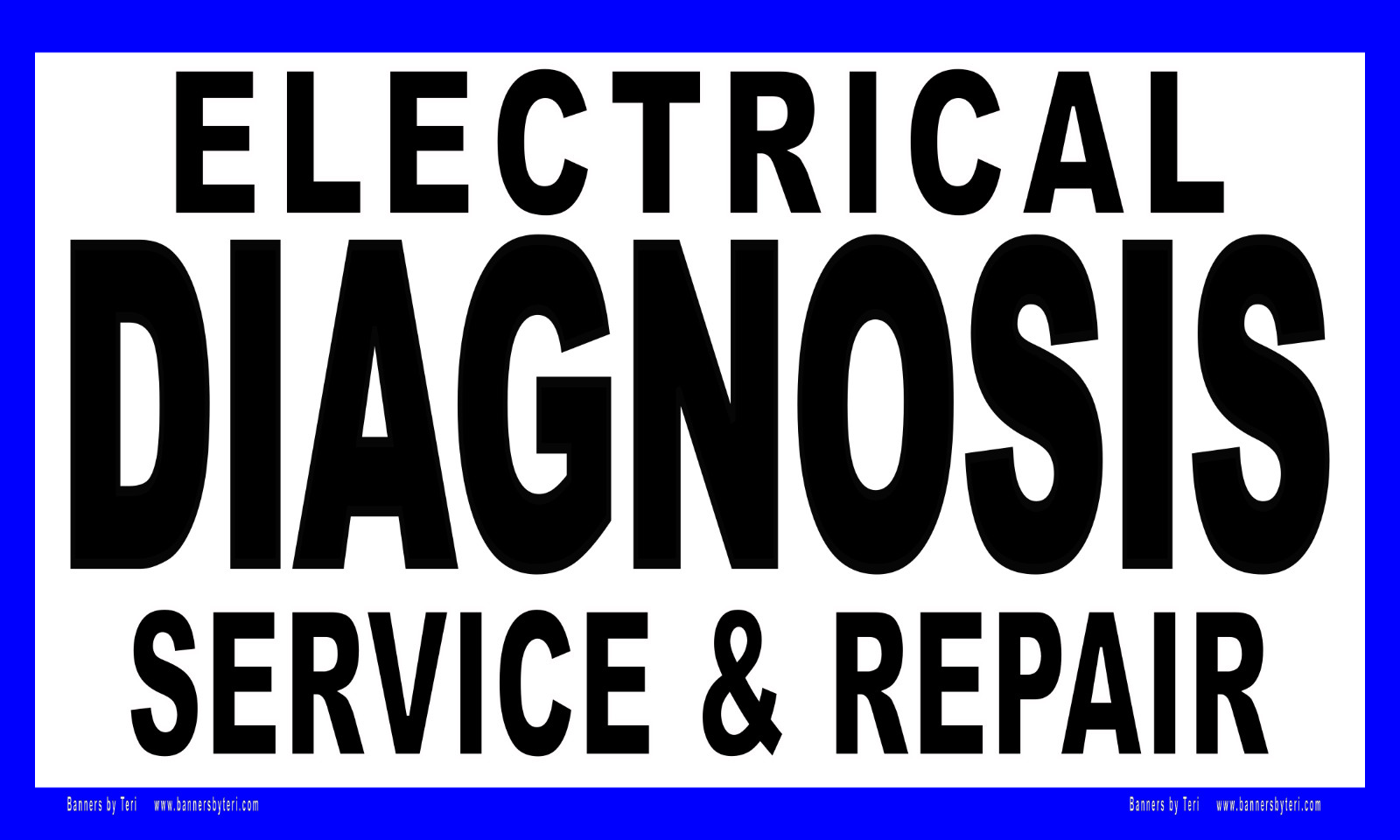 ‘CHECK ENGINE’ & ENGINE ‘DIAGNOSIS’ Banner Signs -Vinyl – 7 Sizes -Fast Ship-USA