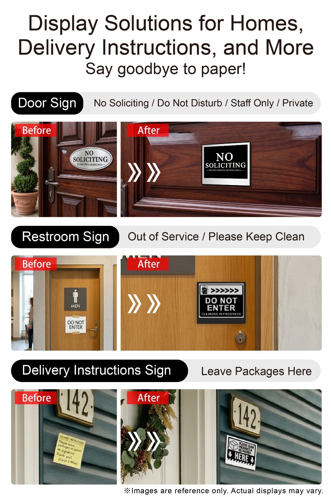 Santek EZ Sign NFC E-Paper Display, No Battery & 2-Color Rewritable Display IP65