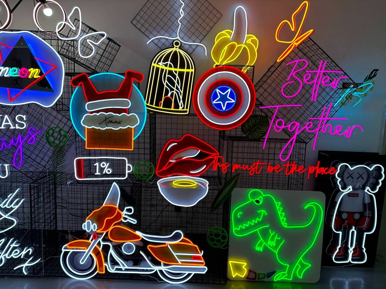 Airsoft Neon LED Sign Business Wall Decor Lighted Store Sign 36 x 24 in.