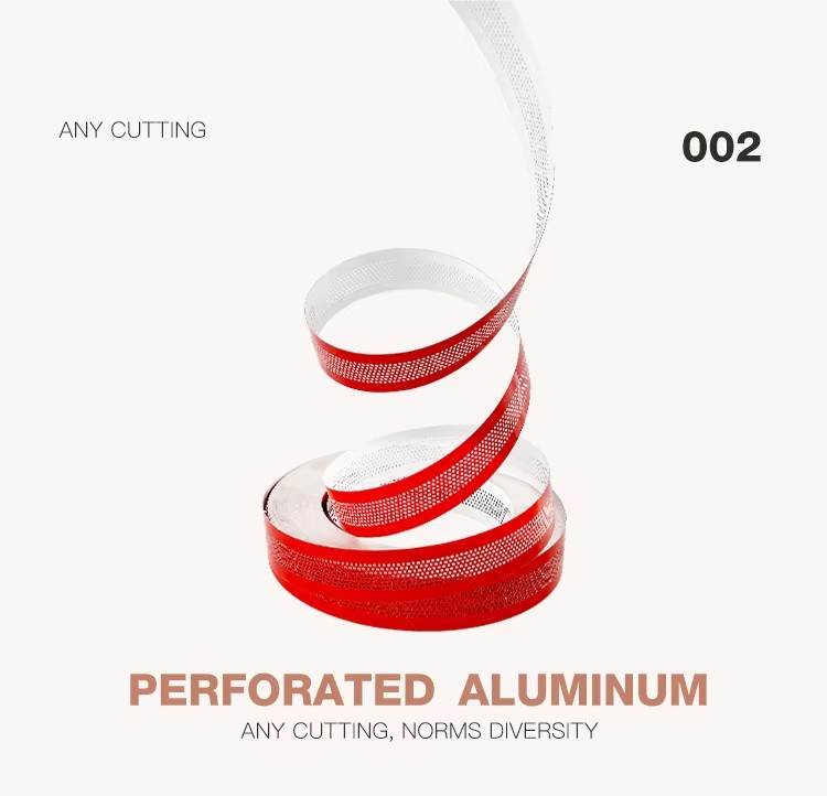 50M Aluminum Coil fr Channel Letters Perforated Aluminum Strips Punching w/ Hole