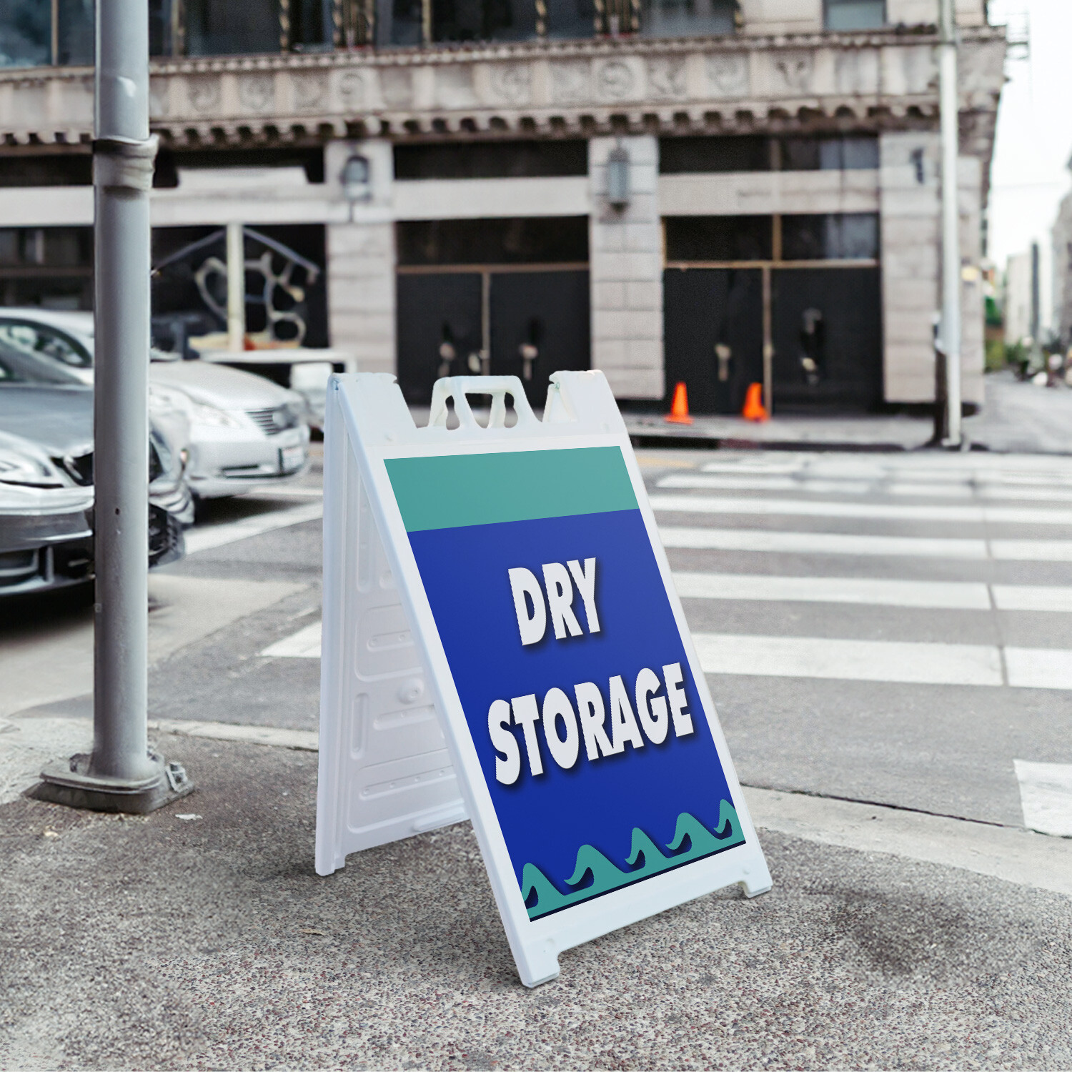 A-frame Sidewalk Dry Storage 24″ x 36″ Double Sided A-Frame Sidewalk Sign