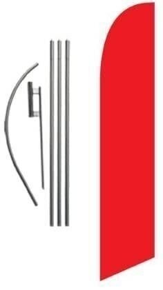 Solid Colored Feather Banner Flag Kit w/Spike