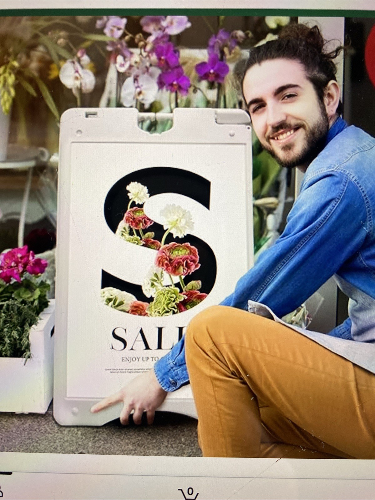 A-Frame Signboard 22”x28” Display Surface
