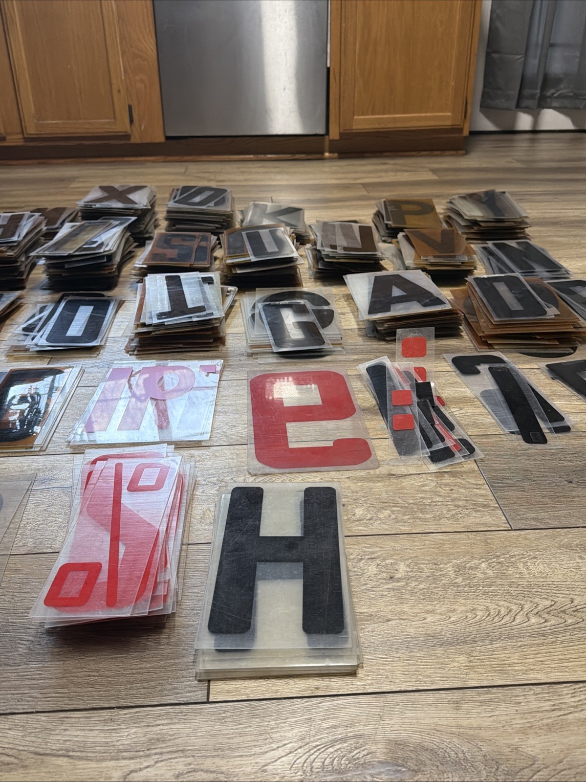 Vtg Lot Plastic Changeable Marquee Sign Letters Numbers