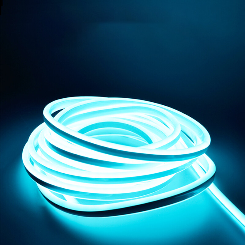 Ice Blue 110V LED Neon Light Strip Lamp For Home Garden Wedding Party DIY Decor