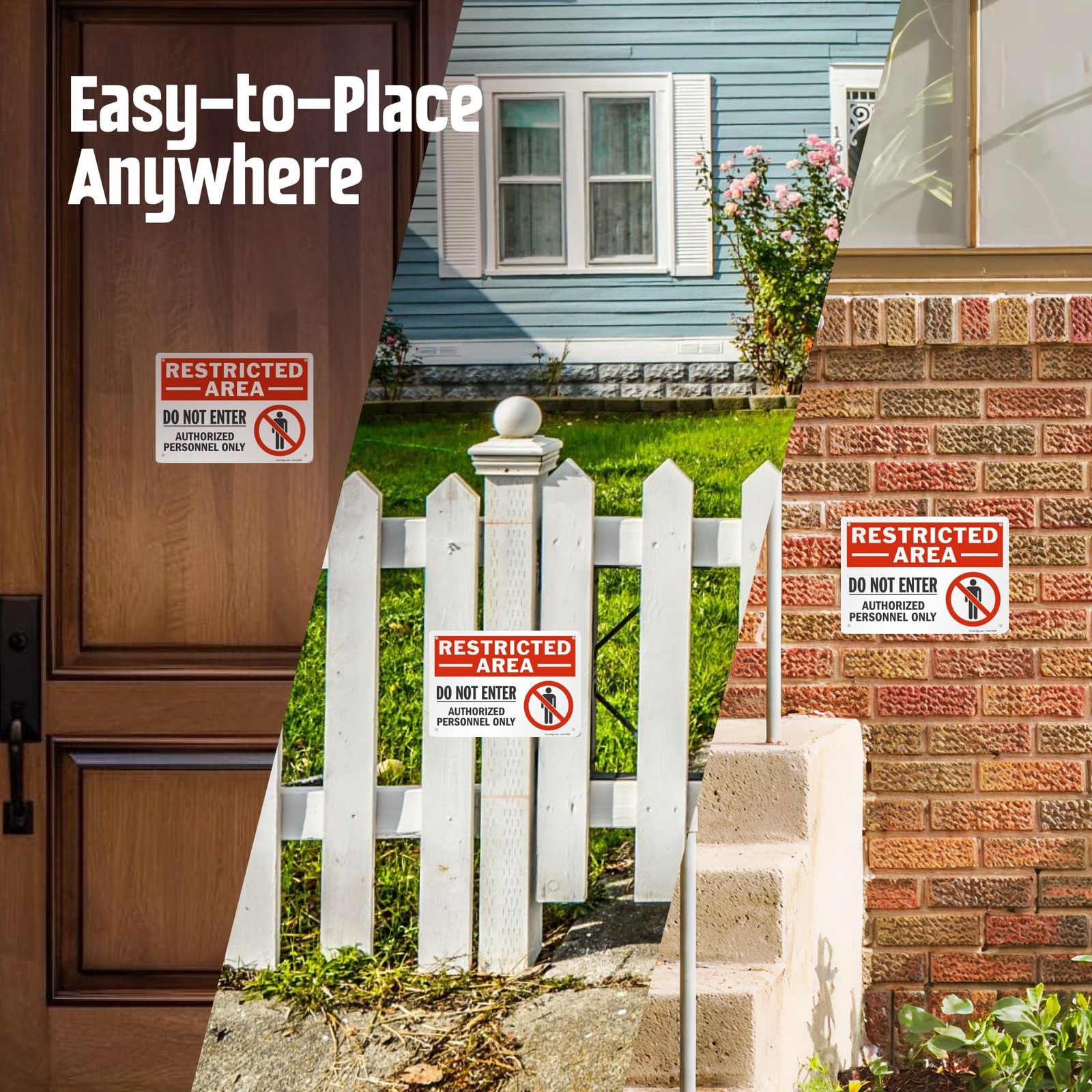 Smartsign 10 X 14 Inch Restricted Area – Do Not Enter Authorized Personnel Only