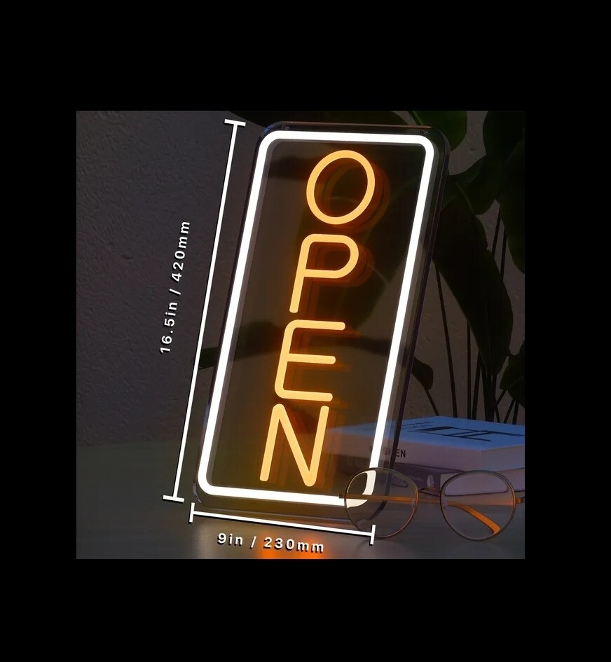 LED STORE OPEN SIGN , OPEN BUSSINES SIGN ,NIGHT LAMP HOME FOR BAR