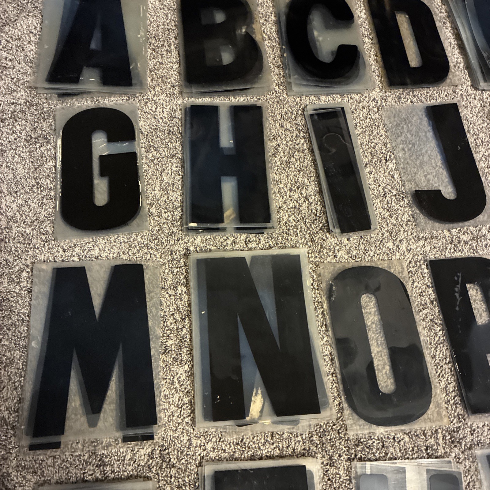 260 Vintage Plastic Marquee Changeable Outdoor Sign 9” Letters And Numbers