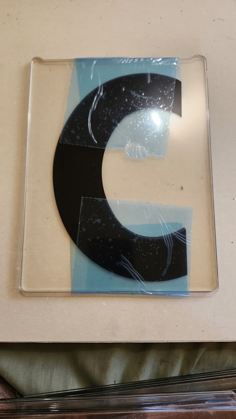 50 Gemini Marquee Sign Letters Rigid Acrylic Black Clear Outdoor 8on9