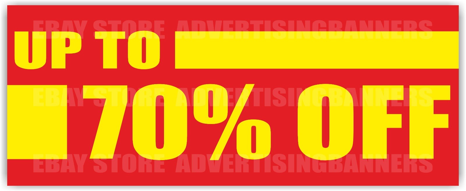 UP TO 70% OFF Advertising Banner Vinyl Sign SALE 10% OFF Clearance Discount Save