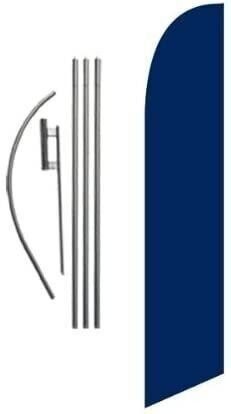 Solid Colored Feather Banner Flag Kit w/Spike