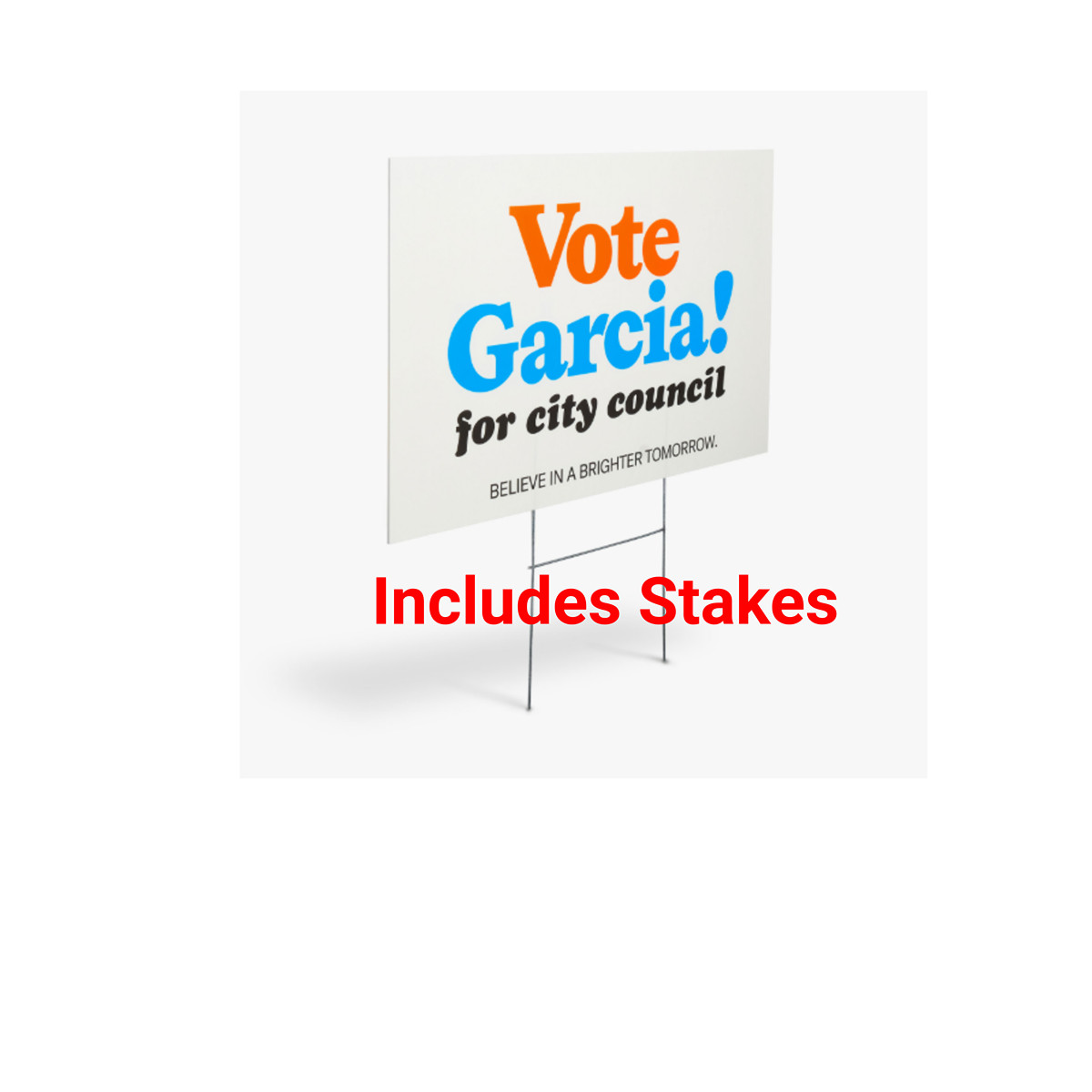10 Pack – Custom Yard Signs-18×24-Full Color Design-Single/Double Sided w/Stakes