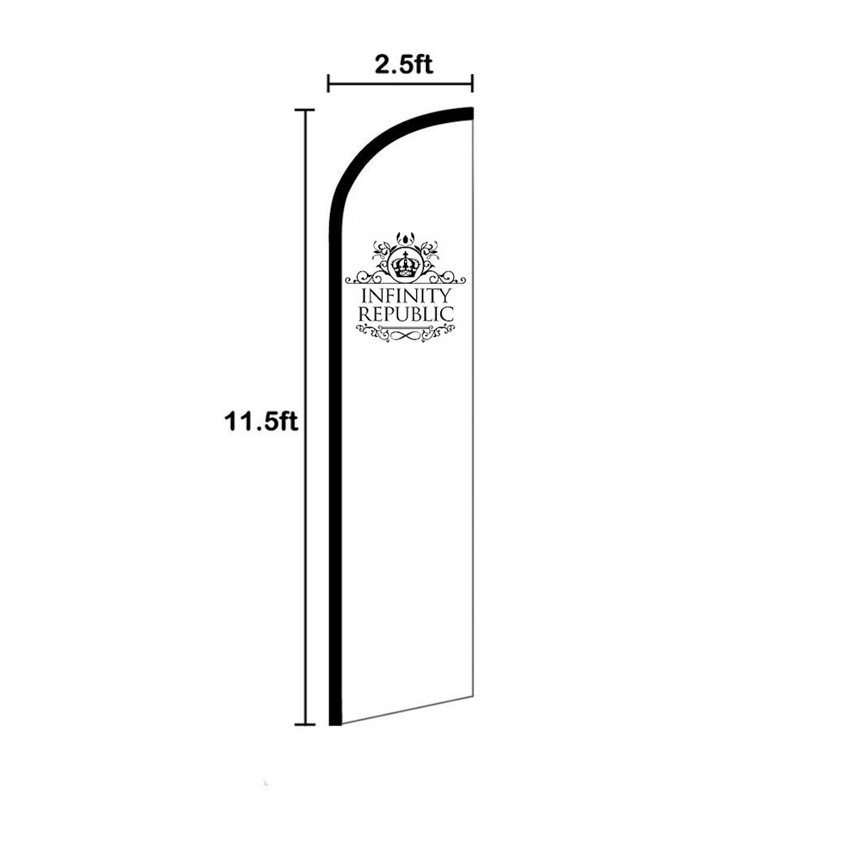 Aguas Frescas Windless Swooper Flag Concessions Drinks
