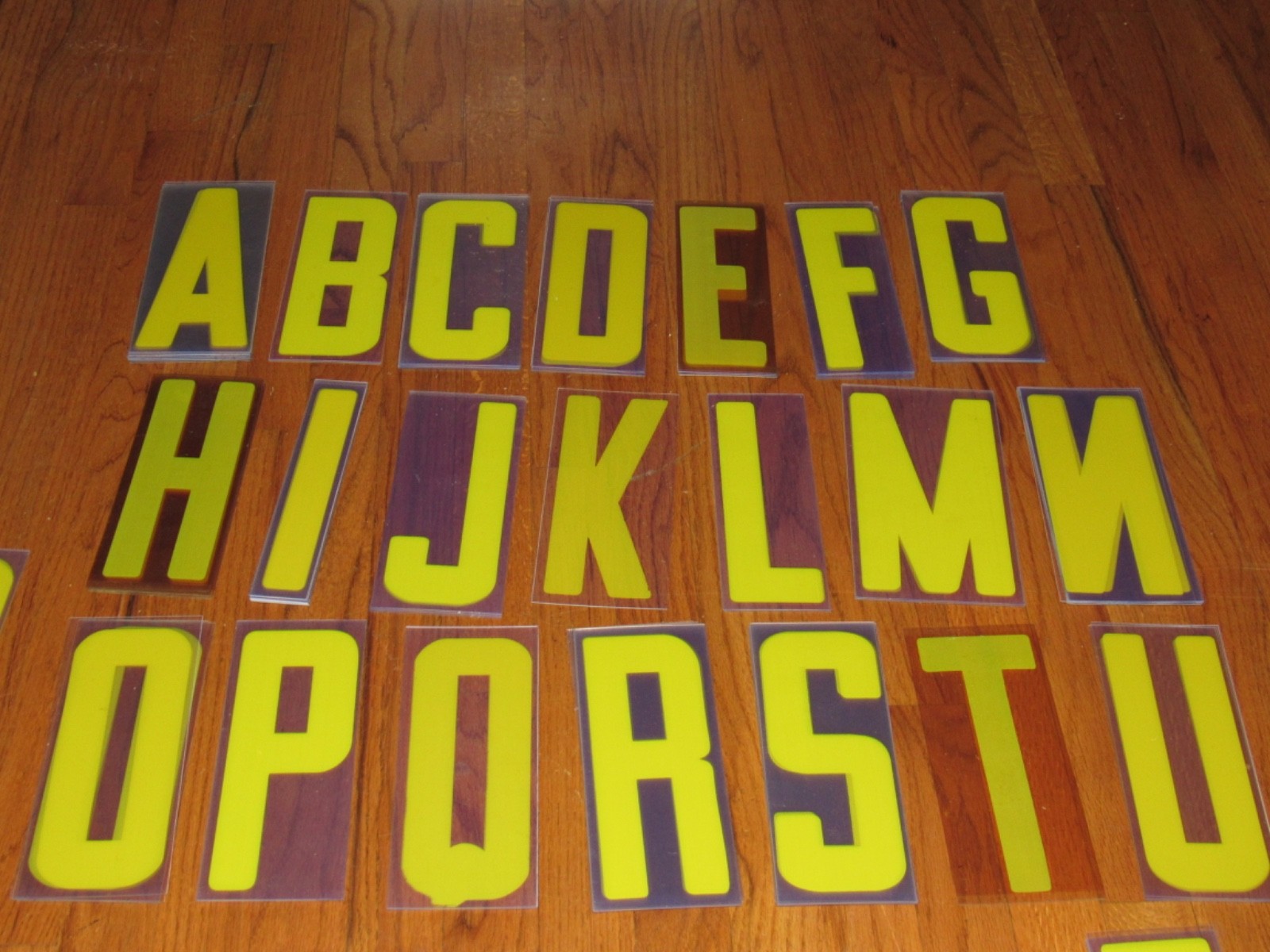 224 Vintage Plastic Marquee Outdoor Sign Symbols Letters Numbers 8″ On 9″ Board