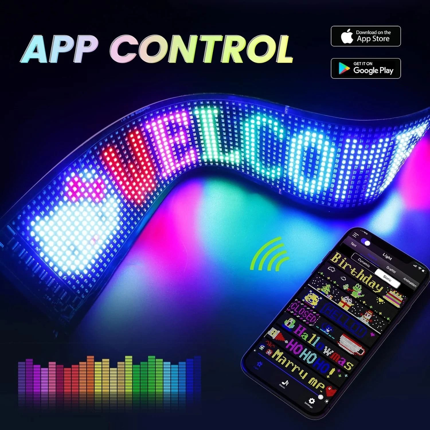 Scrolling Huge Bright Advertising LED Signs, Flexible USB 5V LED Store Sign B…