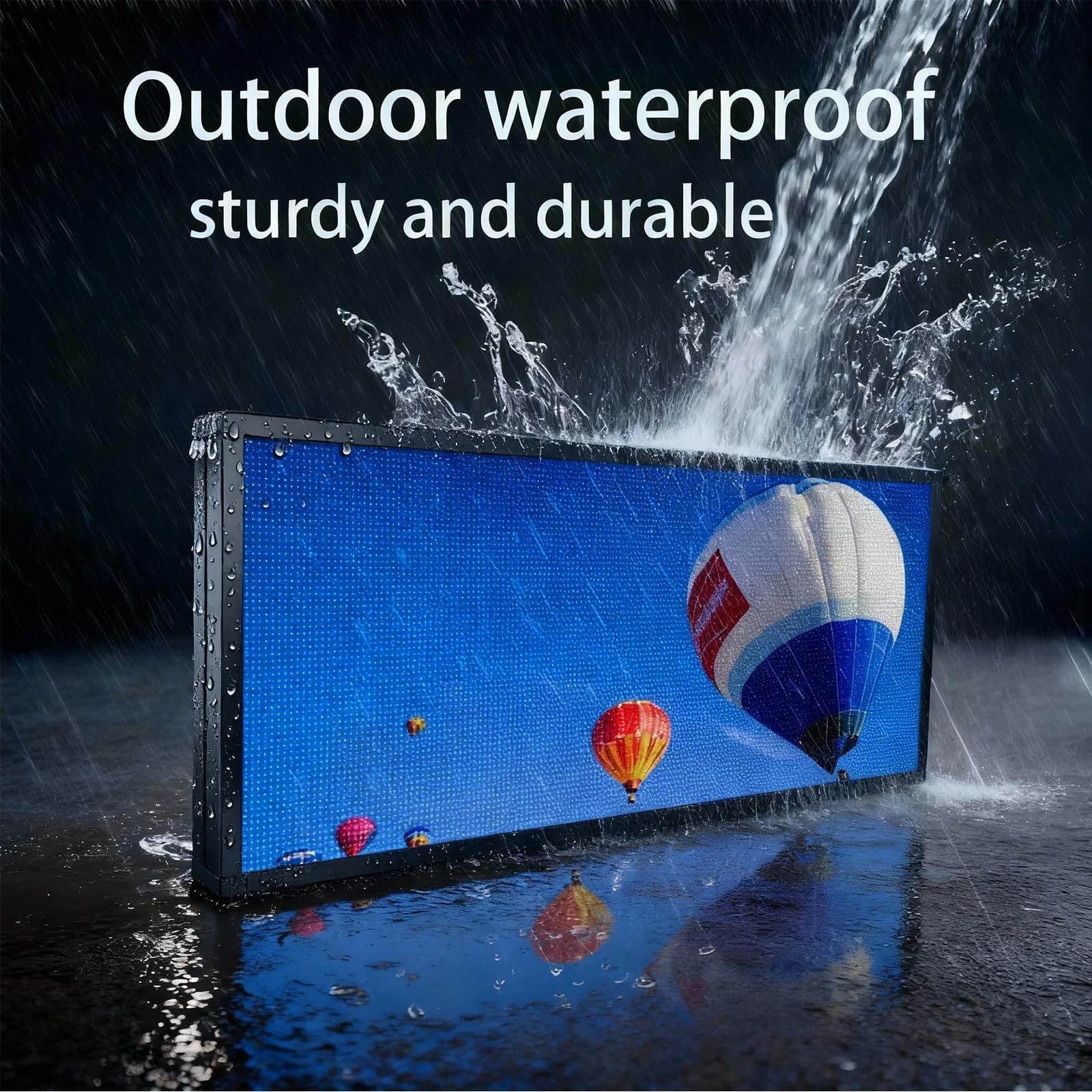 P6 Programmable Scrolling Led Sign Custom Digital Signage Displays Outdoor For