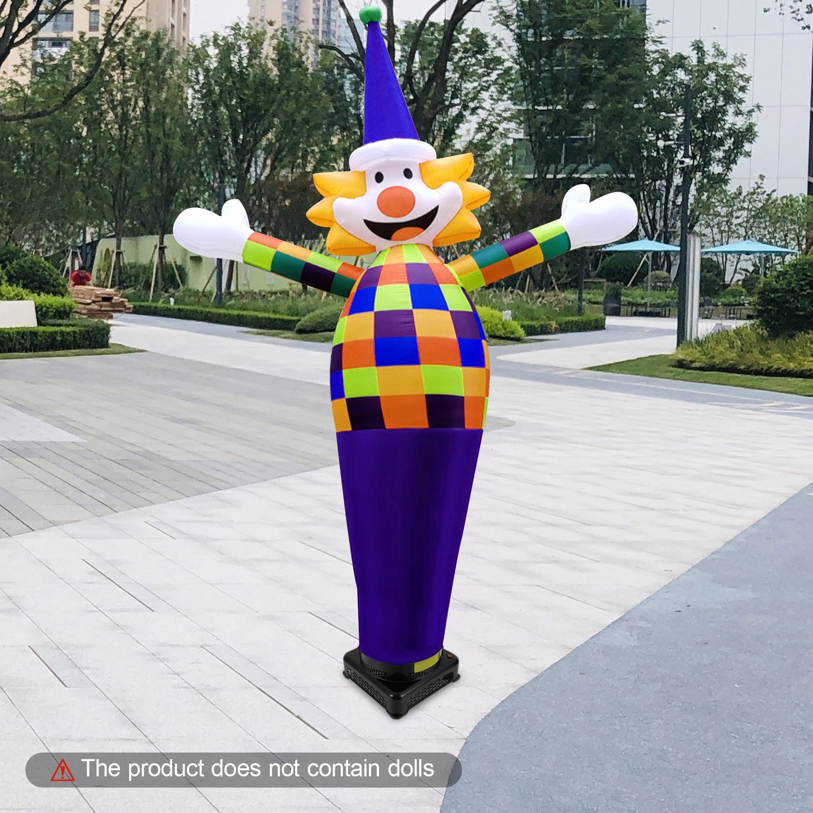 45cm Inflatable Fly Guy Air Blower Fan Dancer Wind Dancing Tube Man Puppet 950W