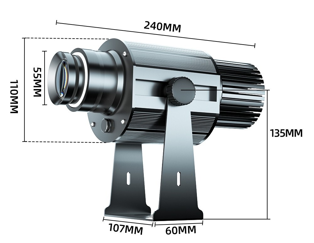 35W Outdoor IP67 Wedding Welcome Light Logo Image Led Gobo Advertising Projector