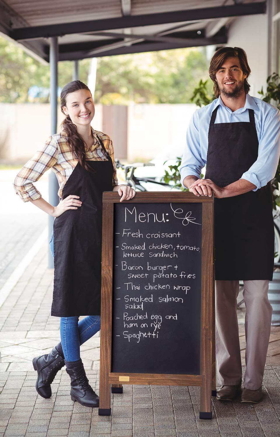Arteza A-Frame Magnetic Chalkboard | Double-Sided | 40 x 20
