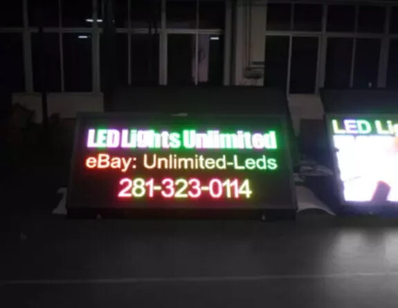5′ x 10′ P10 Outdoor Double-Sided Full-Color LED Billboard Sign 5 Years Warranty