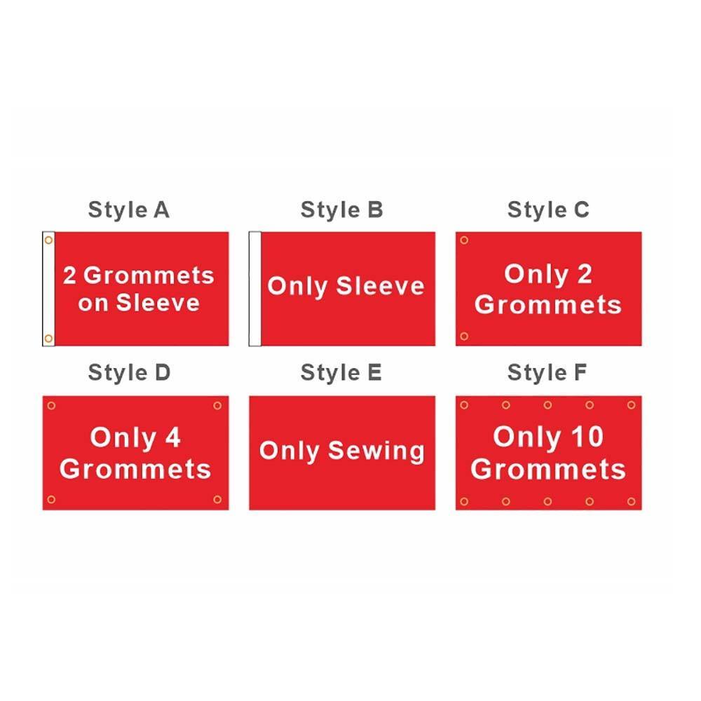 Custom Various Size Personalized Print Your Logo Double Single sided Flag Banner
