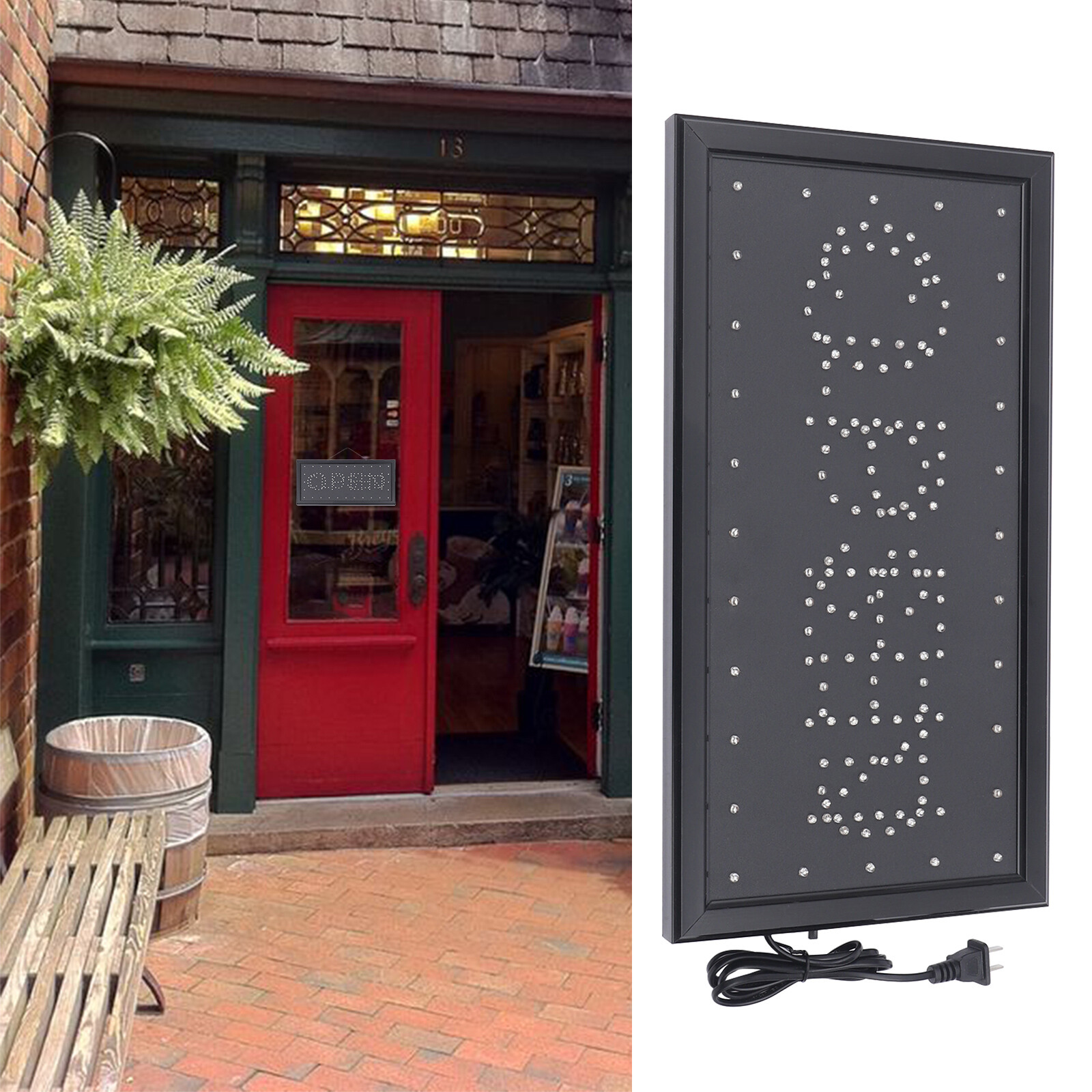 Neon Open Closed Sign Neon Light Led 2in1 Open Closed Sign Ad Sign Outdoor