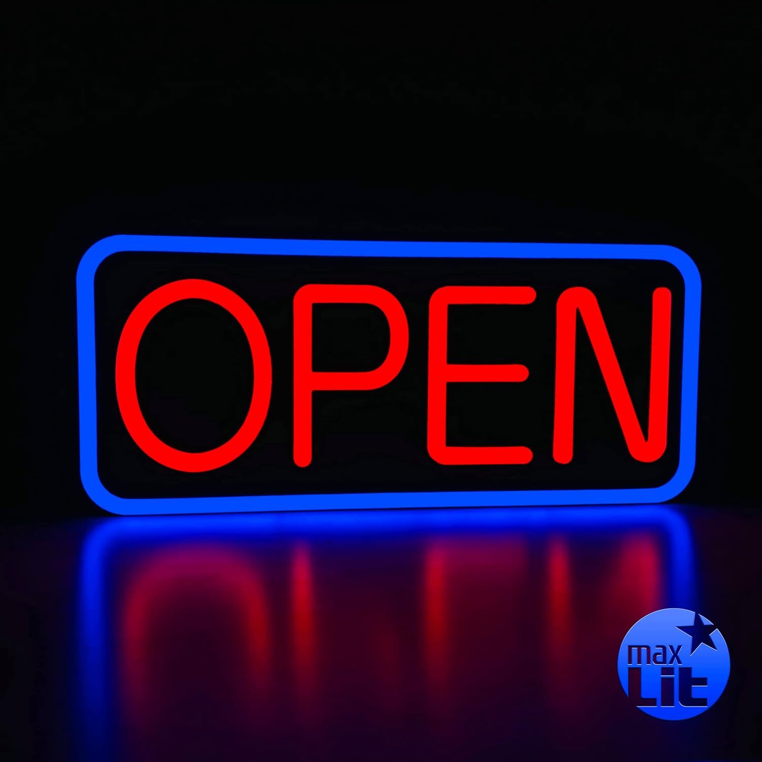 21X10 Led Tube Open Sign Ultra Bright Decorative Signage Indoor Use 50000 Hours