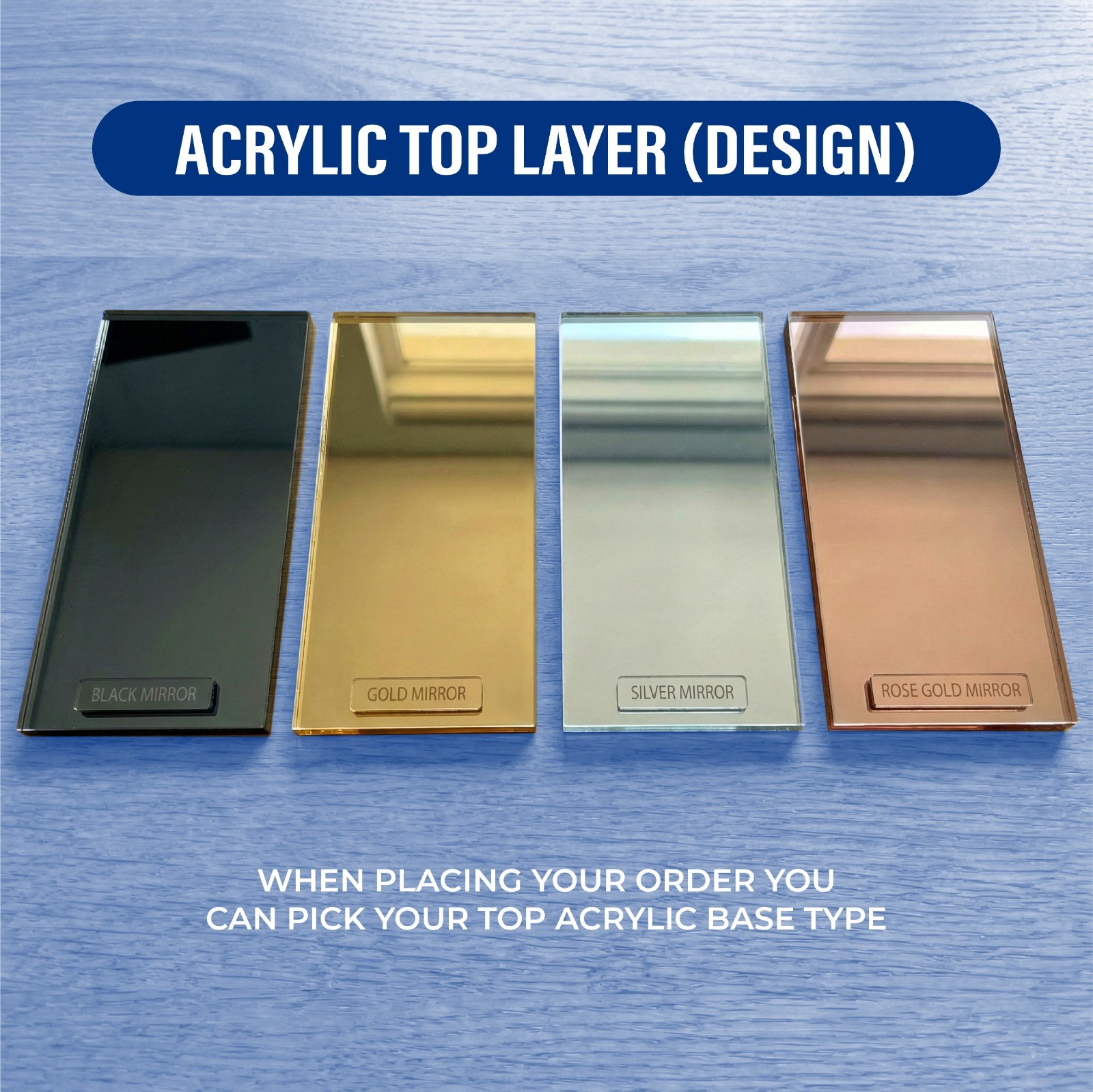 Custom Round Acrylic Logo Wall Sign LED Halo Backlit Mirror Finish