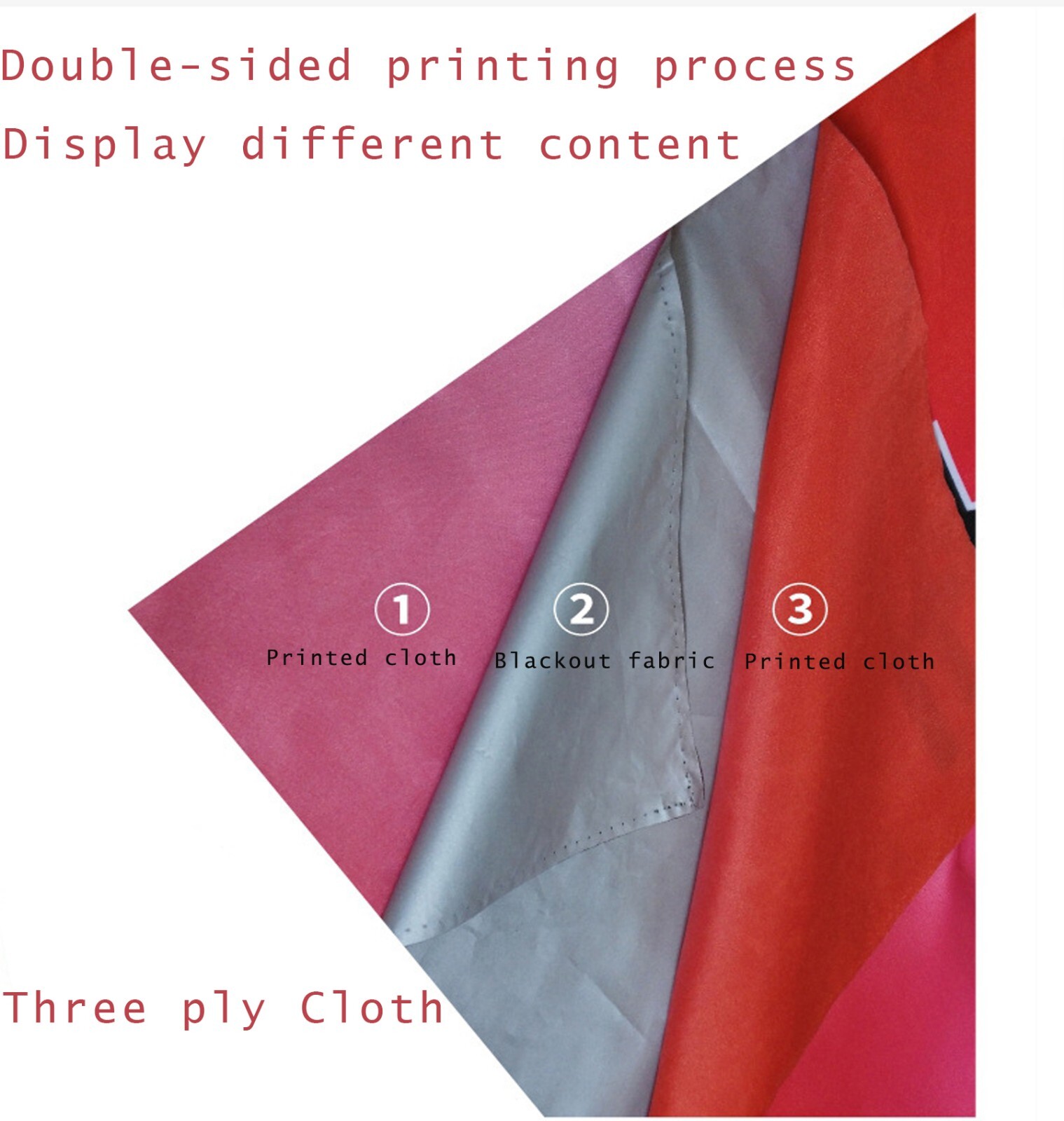 Custom Various Size Personalized Print Your Logo Double Single sided Flag Banner