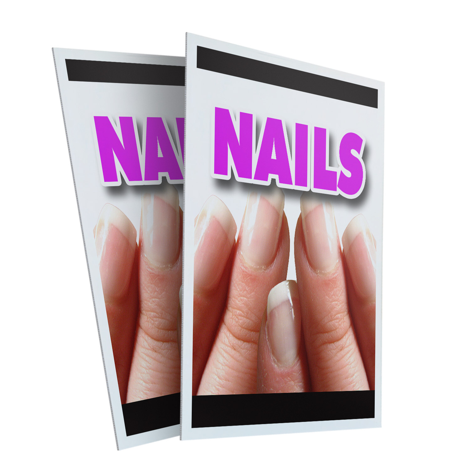 A-frame Sidewalk Nails 24″ x 36″ Double Sided A-Frame Sidewalk Sign