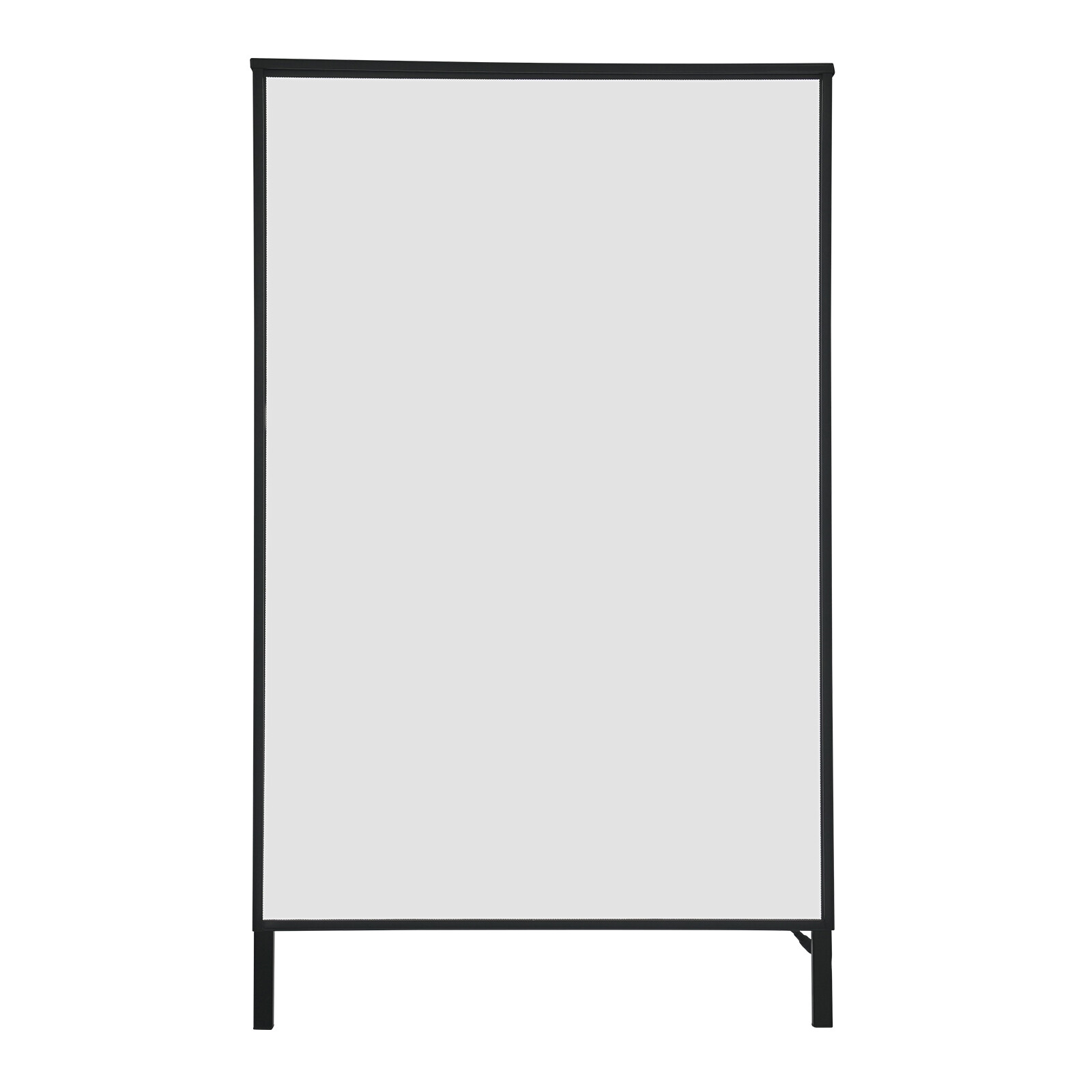 LED Movie Poster Frame Floor Standing 60 × 90 cm Light Guide Black