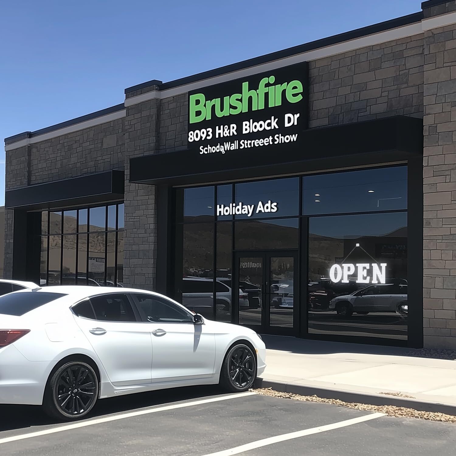 40″x14″ Extra Large LED Open Signs for Business, Unique Design Super Bright Open