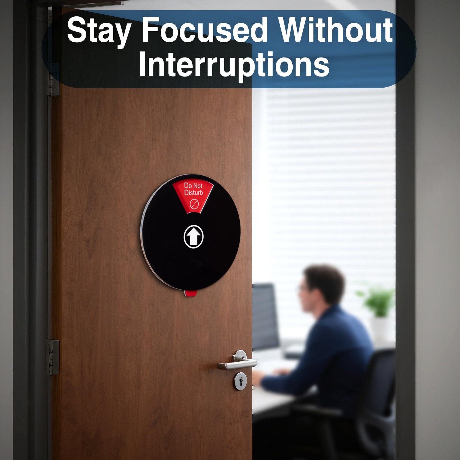 Bozentek 2Pk Office Door Signs In Out In Meeting Sign For Offices Door/Out Of
