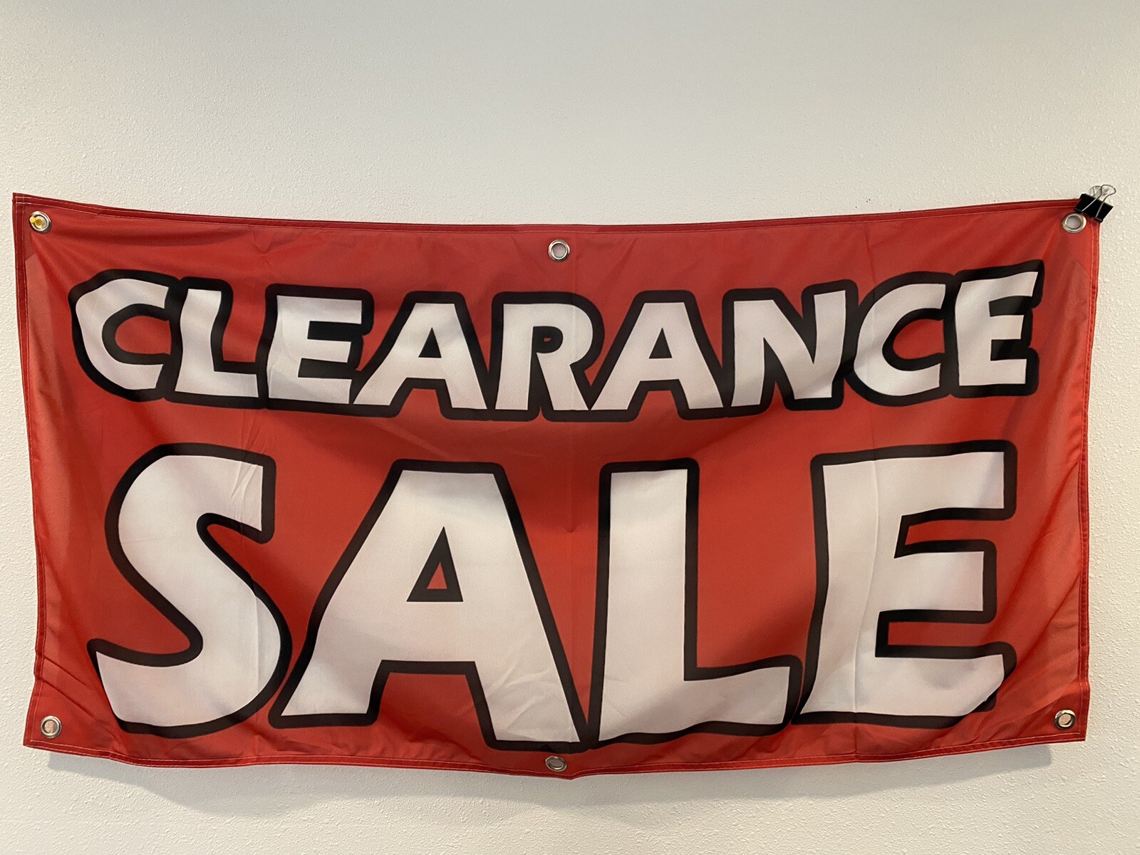 2×4 ft CLEARANCE SALE Banner Sign -Super Polyester Fabric-New Z24